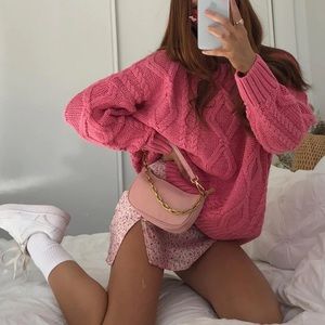 Pink princess polly sweater